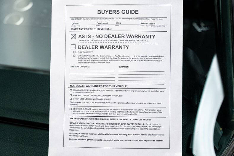 1965 Lincoln Continental