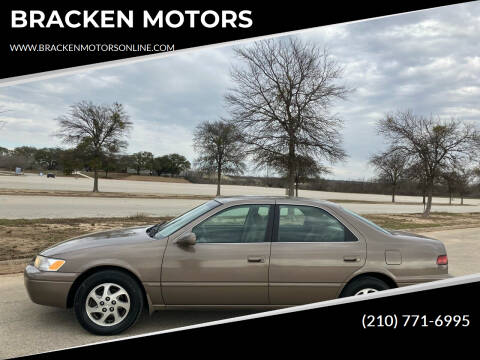 1999 Toyota Camry for sale at BRACKEN MOTORS in San Antonio TX