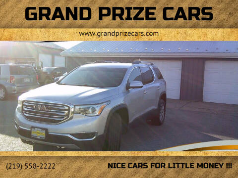2017 GMC Acadia for sale at Grand Prize Cars in Cedar Lake IN
