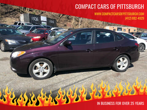 2008 Hyundai Elantra for sale at Compact Cars of Pittsburgh in Pittsburgh PA