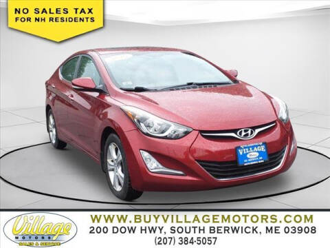 2016 Hyundai Elantra for sale at VILLAGE MOTORS in South Berwick ME