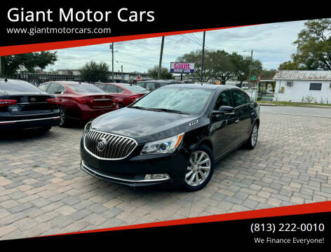 2016 Buick LaCrosse for sale at Giant Motor Cars in Tampa FL