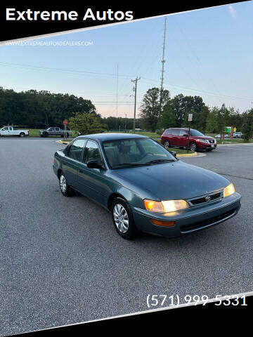 1996 Toyota Corolla for sale at Extreme Autos in Front Royal VA