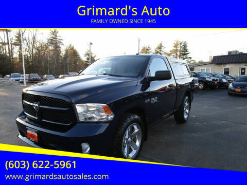 2014 RAM Ram Pickup 1500 for sale at Grimard's Auto in Hooksett NH