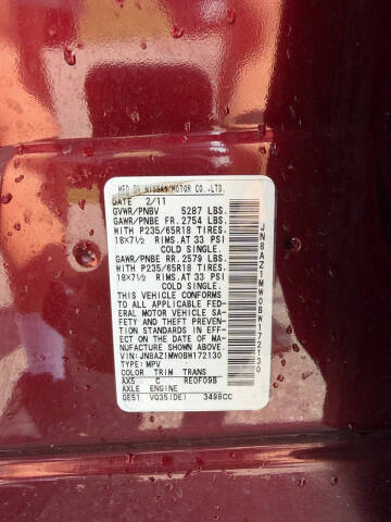 2011 Nissan Murano SL