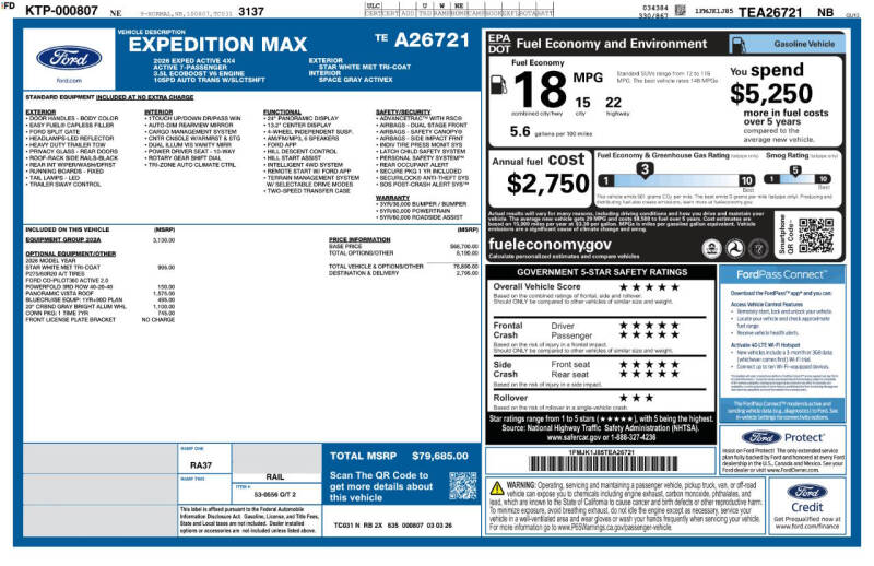 2026 Ford Expedition MAX Active