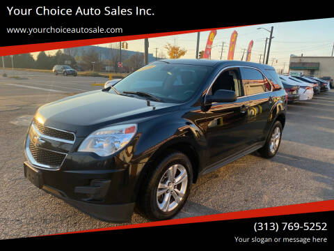 2014 Chevrolet Equinox for sale at Your Choice Auto Sales Inc. in Dearborn MI