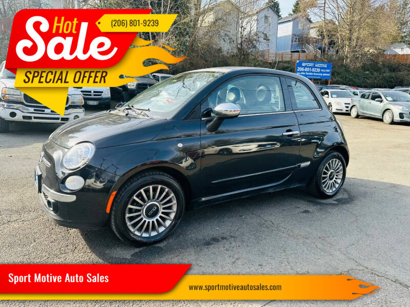2012 FIAT 500 for sale at Sport Motive Auto Sales in Seattle WA