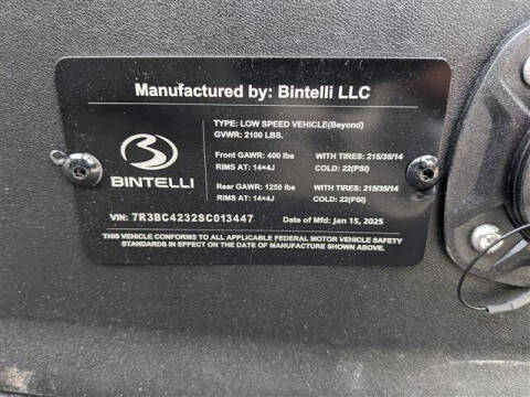 2025 Bintelli BEYOND 4PR LIFTED