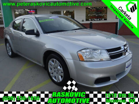 2011 Dodge Avenger for sale at RASKOVIC AUTOMOTIVE GROUP in Monroe WI