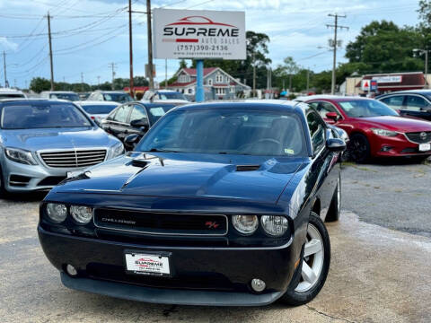 2011 Dodge Challenger for sale at Supreme Auto Sales in Chesapeake VA