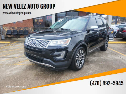 2016 Ford Explorer for sale at NEW VELEZ AUTO GROUP in Gainesville GA