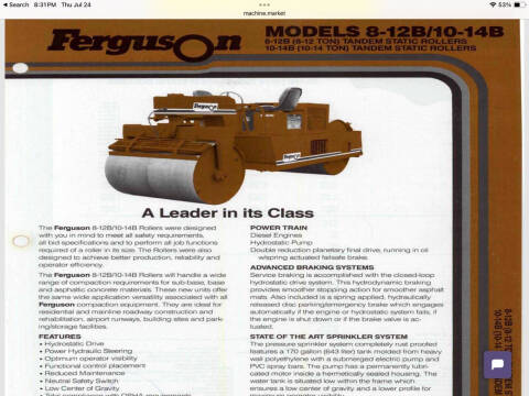 1996 Ferguson 8-12b Roller