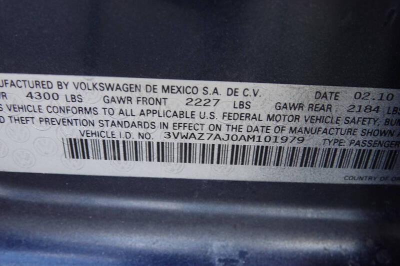 2010 Volkswagen Jetta Limited Edition PZEV