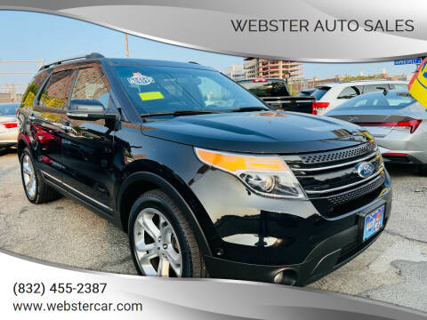 2012 Ford Explorer for sale at Webster Auto Sales in Somerville MA