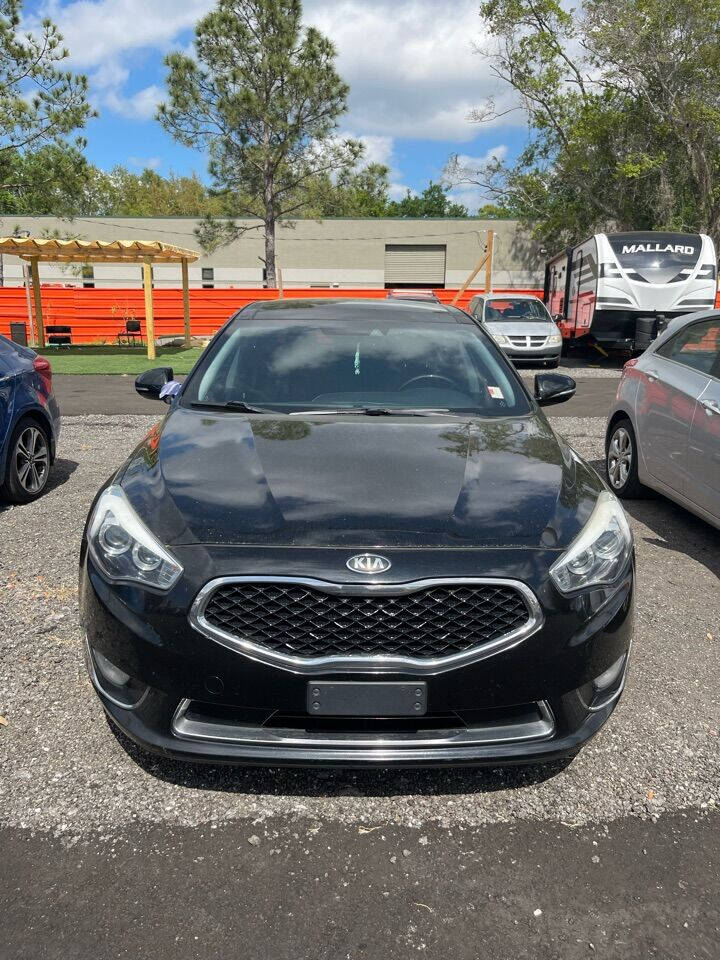 2014 Kia Cadenza for sale at PLANTATION MOTORS in Tampa, FL