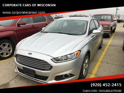 2016 Ford Fusion for sale at CORPORATE CARS OF WISCONSIN in Sheboygan WI