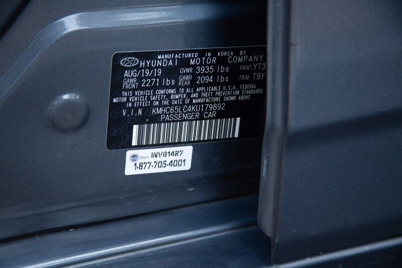 2019 Hyundai Ioniq Hybrid Blue