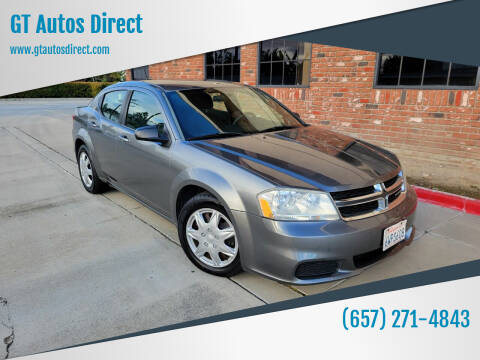 2012 Dodge Avenger for sale at GT Autos Direct in Garden Grove CA