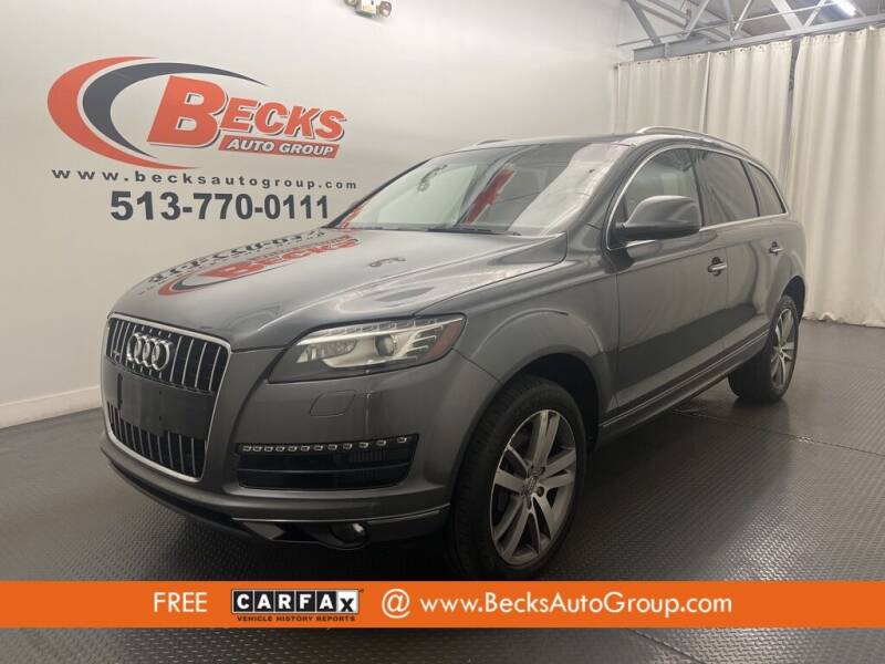 2013 Audi Q7 for sale at Becks Auto Group in Mason OH