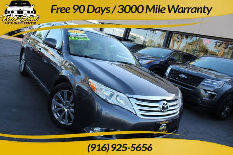 2011 Toyota Avalon for sale at West Coast Auto Sales Center in Sacramento CA