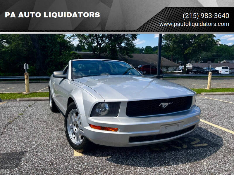 2007 Ford Mustang for sale at PA AUTO LIQUIDATORS in Huntingdon Valley PA