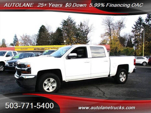 2018 Chevrolet Silverado 1500 for sale at AUTOLANE in Portland OR