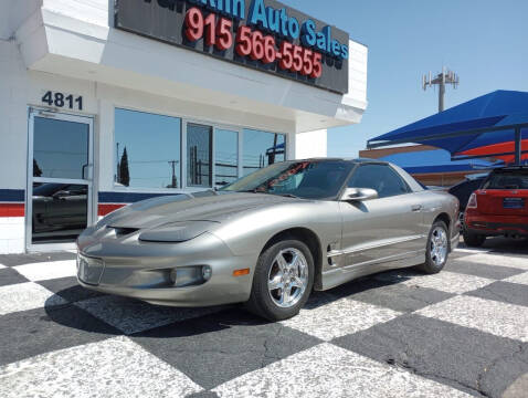 2000 Pontiac Firebird for sale at Franklin Auto Sales in El Paso TX