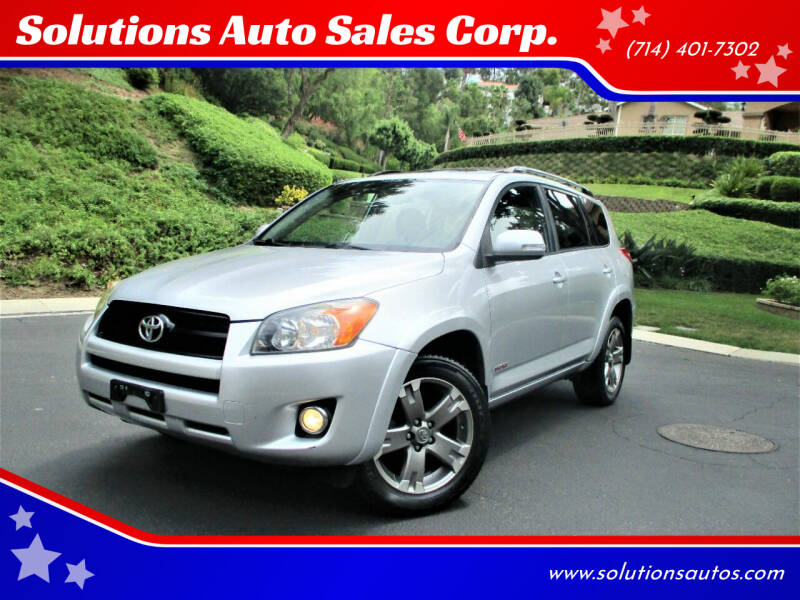 2011 Toyota RAV4 for sale at Solutions Auto Sales Corp. in Orange CA