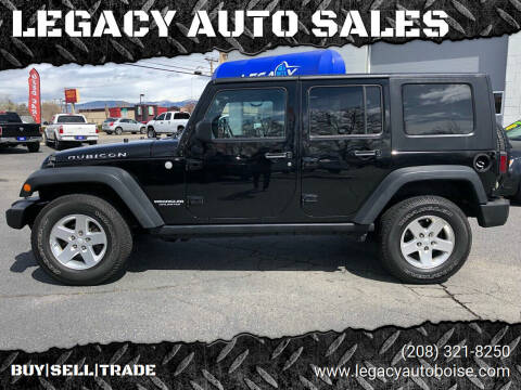 2010 Jeep Wrangler Unlimited for sale at LEGACY AUTO SALES in Boise ID