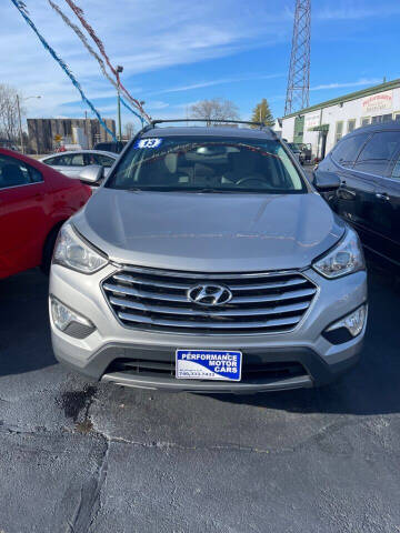 2013 Hyundai Santa Fe for sale at Performance Motor Cars in Washington Court House OH