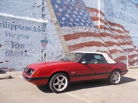 1983 Ford Mustang for sale at LARRY'S CLASSICS in Skiatook OK