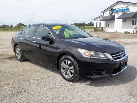 2013 Honda Accord for sale at Country Auto in Huntsville OH