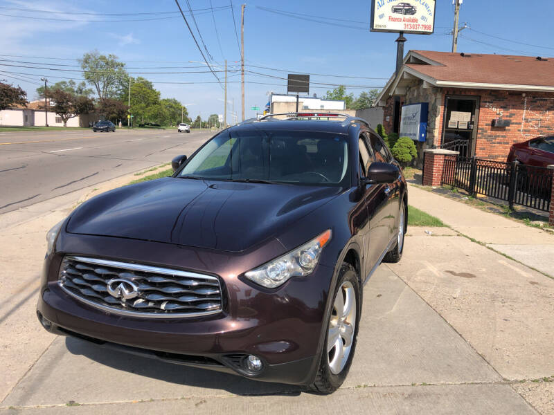 2010 Infiniti FX35 for sale at All Starz Auto Center Inc in Redford MI