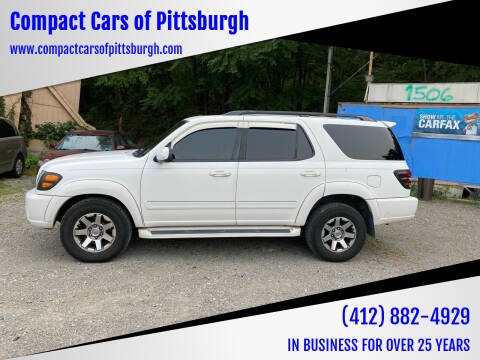 2001 Toyota Sequoia for sale at Compact Cars of Pittsburgh in Pittsburgh PA