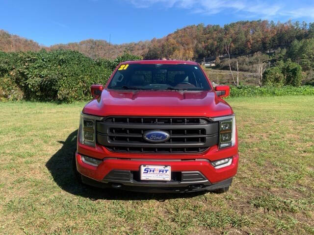 Used 2021 Ford F-150 Lariat with VIN 1FTFW1E89MFA74422 for sale in Hazard, KY