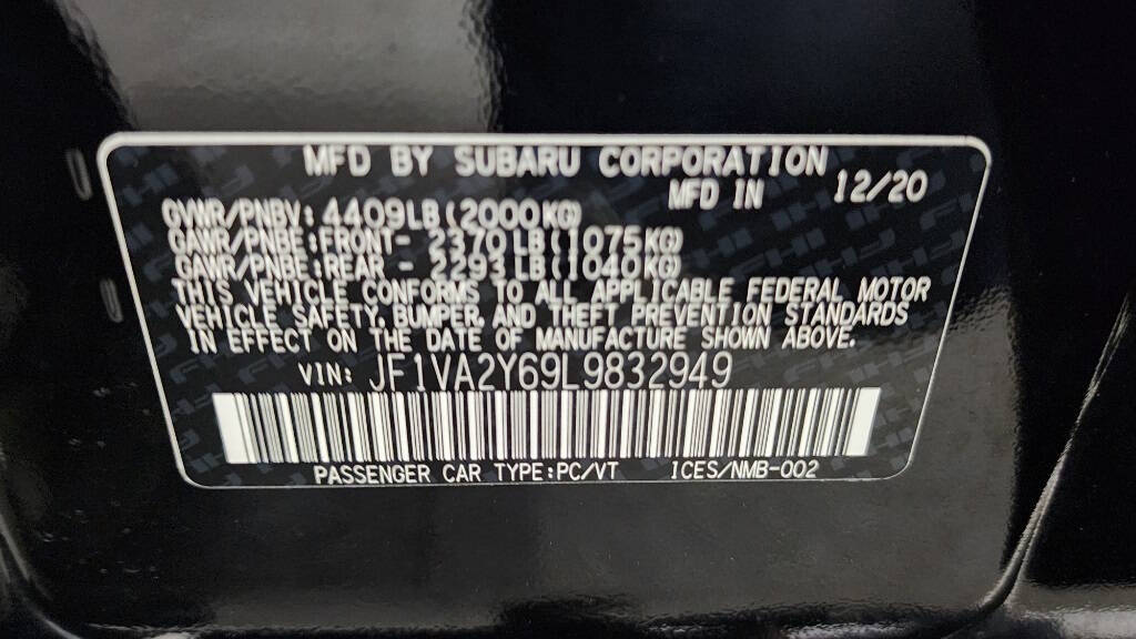 2020 Subaru WRX for sale at NJ Car Buyer in Jersey City, NJ