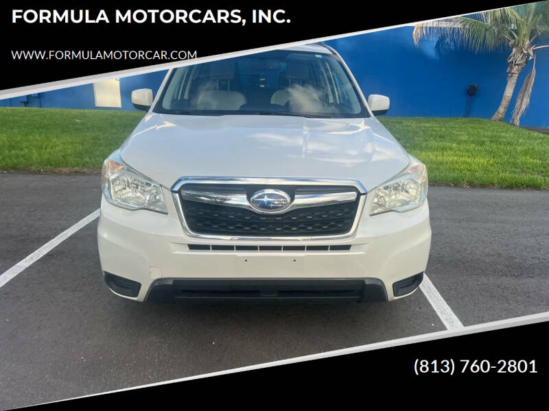 2014 Subaru Forester for sale at FORMULA MOTORCARS, INC. in Tampa FL