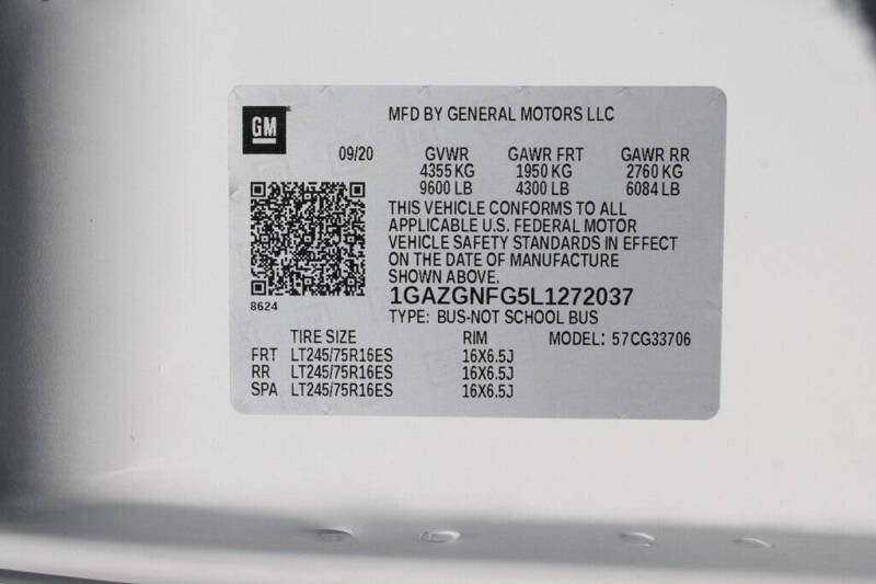 2020 Chevrolet Express LS 3500