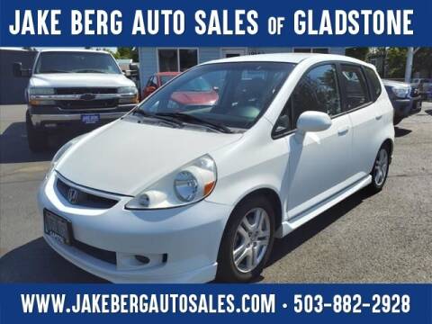 2007 Honda Fit for sale at Jake Berg Auto Sales in Gladstone OR