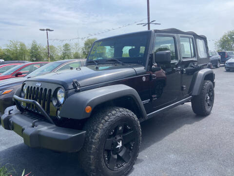 2014 Jeep Wrangler Unlimited for sale at EAGLE ONE AUTO SALES in Leesburg OH