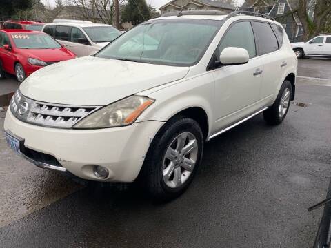 2007 Nissan Murano for sale at Chuck Wise Motors in Portland OR
