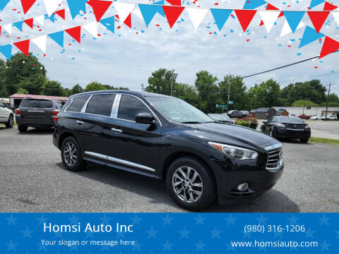 2013 Infiniti JX35 for sale at Homsi Auto Inc in Kannapolis NC