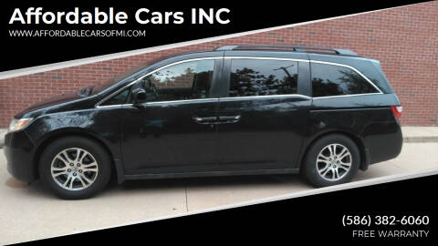 2012 Honda Odyssey for sale at Affordable Cars INC in Mount Clemens MI