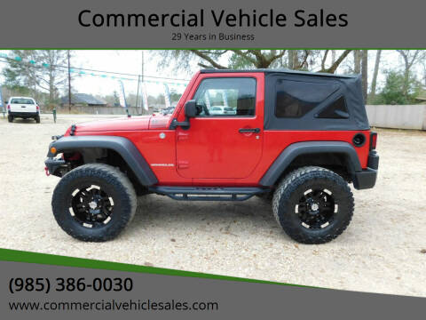 2011 Jeep Wrangler for sale at Commercial Vehicle Sales in Ponchatoula LA