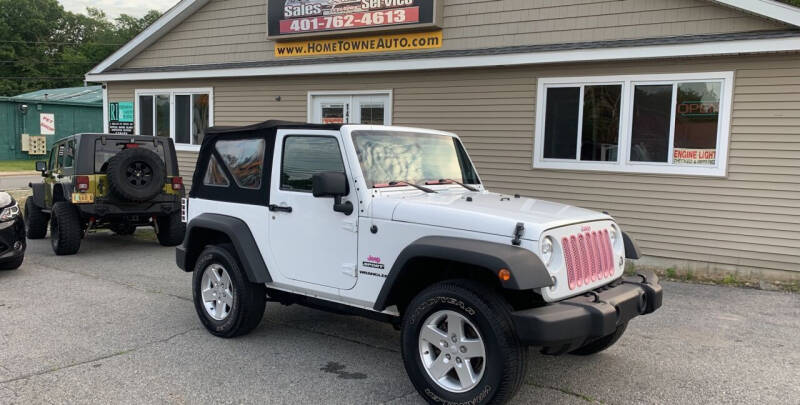 2014 Jeep Wrangler for sale at Home Towne Auto Sales in North Smithfield RI