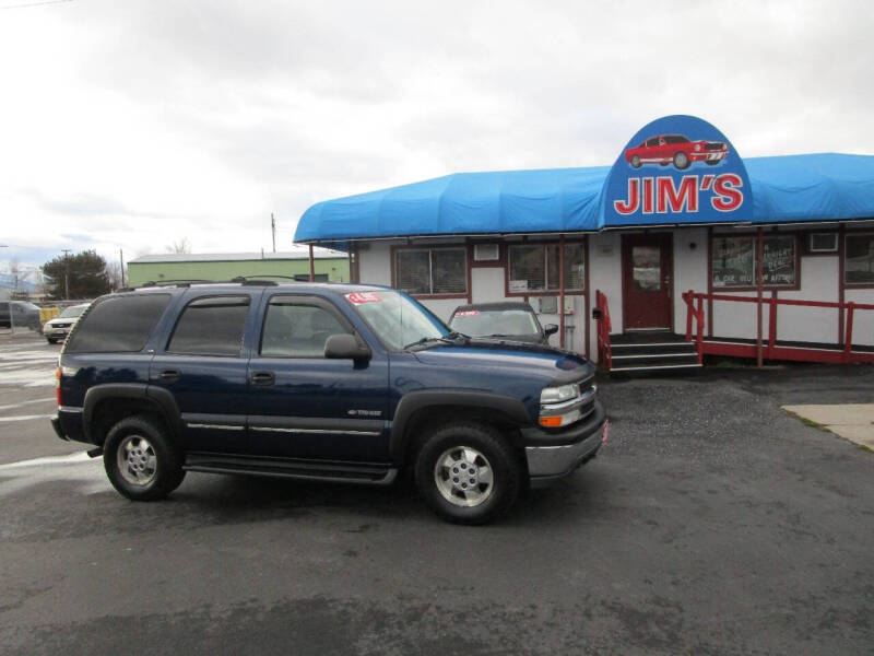 2002 Chevrolet Tahoe for sale at Jim's Cars by Priced-Rite Auto Sales in Missoula MT