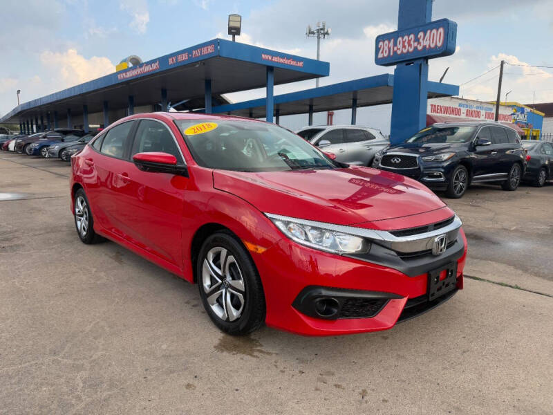 2018 Honda Civic for sale at Auto Selection of Houston in Houston TX