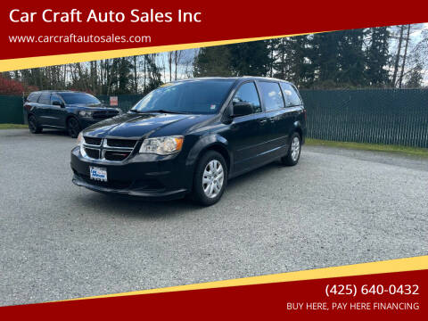 2015 Dodge Grand Caravan for sale at Car Craft Auto Sales Inc in Lynnwood WA