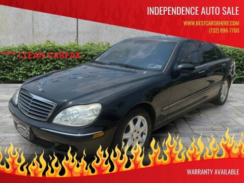 2003 Mercedes-Benz S-Class for sale at Independence Auto Sale in Bordentown NJ